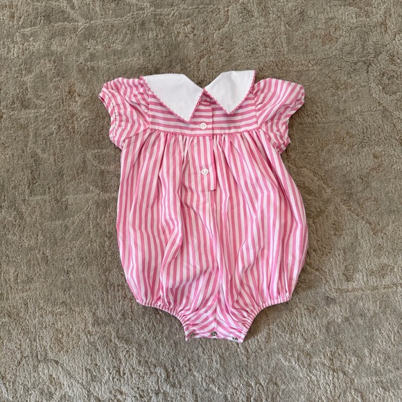 The Beaufort Bonnet Company Pink and White Striped One Piece - Picture 2 of 4